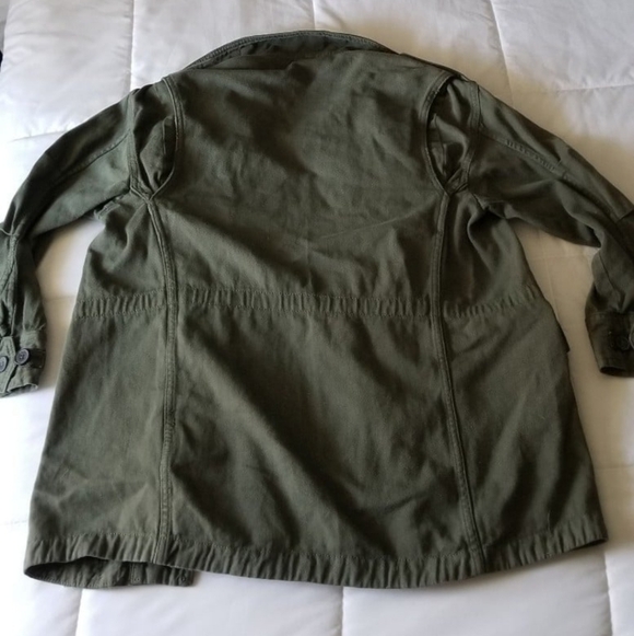 Zara Oversized Military Army Green Utility Field Jacket Coat. - Picture 6 of 6
